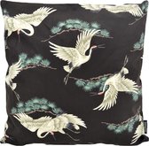 Kraanvogel #1 / Crane Birds Kussenhoes | Katoen / Polyester | 45 x 45 cm