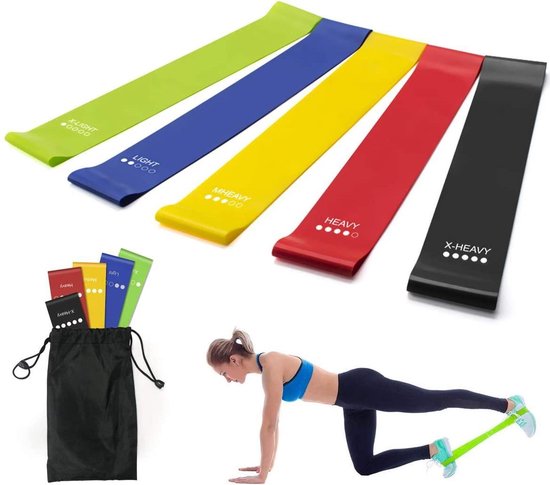 Resistance Band Set Van 5, Hoogwaardige