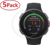 Tempered Glass Screenprotector Geschikt Voor Polar Vantage V2 - Screen Protector Ultradun Gehard Glas - Scherm Beschermer Display Schermbeschermer Beschermglas - Set Van 5 Stuks