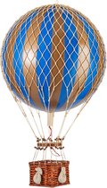 Authentic Models - Luchtballon Royal Aero - goud/blauw - diameter luchtballon 32cm