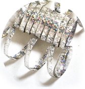 Creative Party Holographic Streamers (Silver)