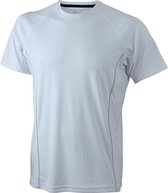 James and Nicholson - Heren Running Reflex T-Shirt (Wit/Wit)