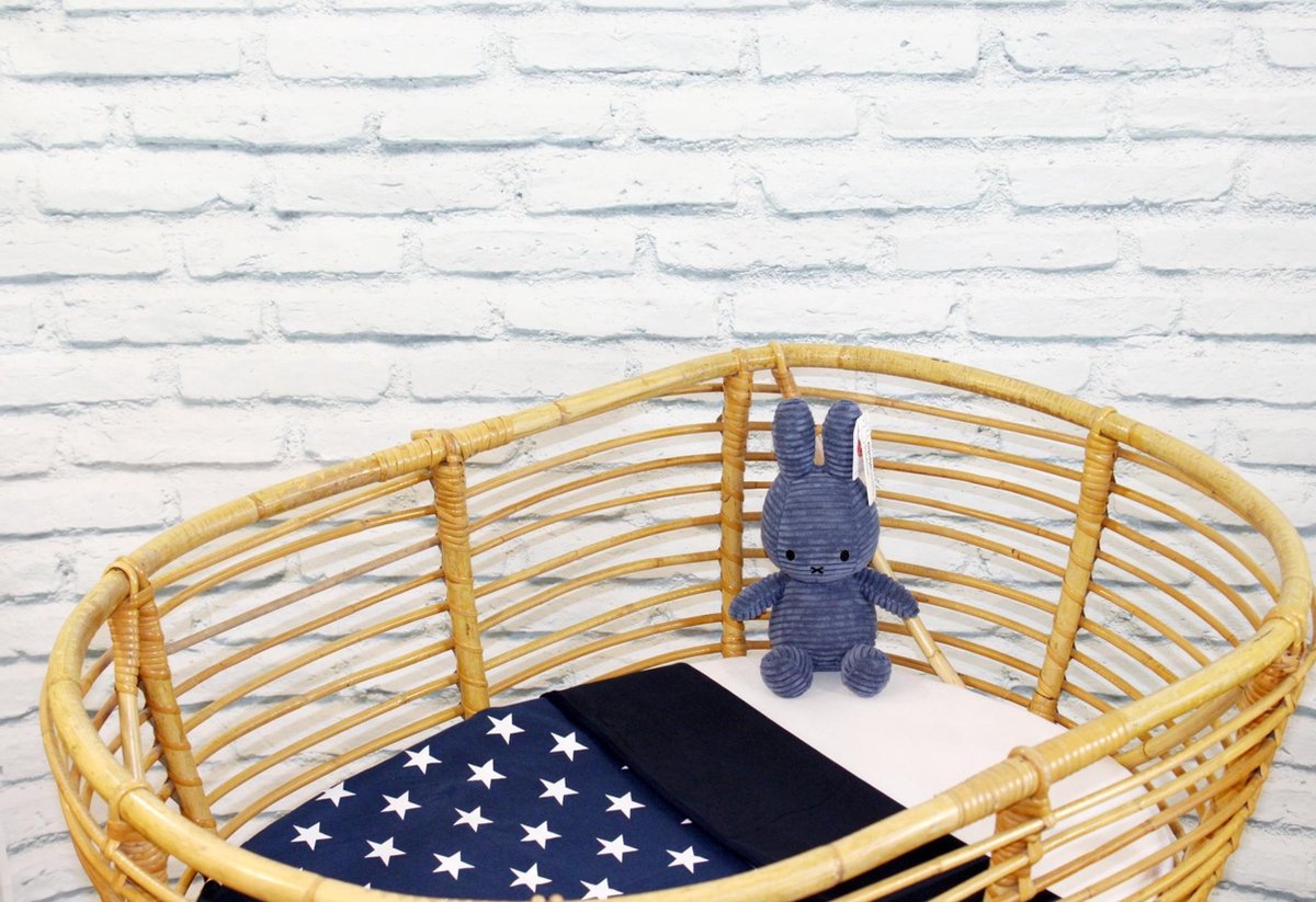 Wallabiezzz Baby deken - Wiegdeken - Ledikantdeken - Omslagdoek Baby - Donkerblauw - 75x90cm Wallabiezzz Baby deken - Wiegdeken - Ledikantdeken - Omslagdoek Baby - Donkerblauw - 75x90cm
