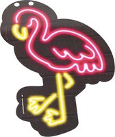 Neon symbool - flamingo