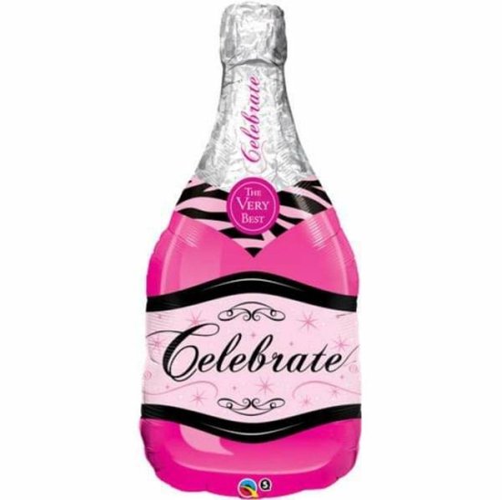 champagne fles roze | bol.com