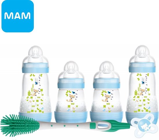 Ruilhandel bezig condensor MAM Newborn Feeding Set - Blue | bol.com