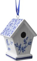 Vogelhuisje kersthanger (setje van 2 stuks)