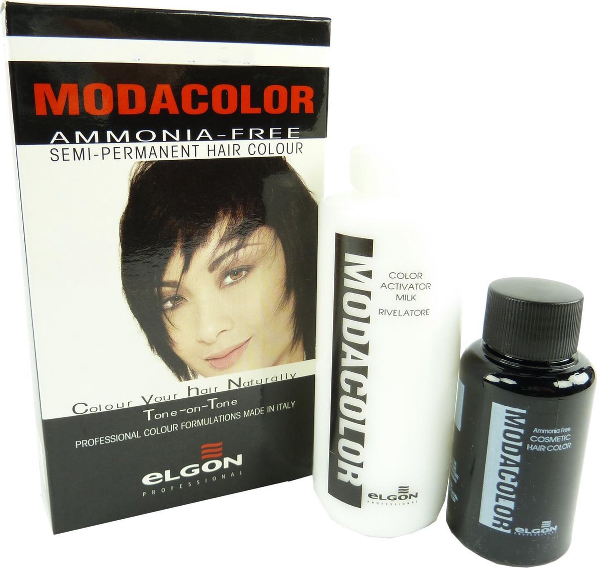 Elgon Modacolor semi-permanente haarkleur - haarverf - Coloration - # 6-6 warme Kastanie