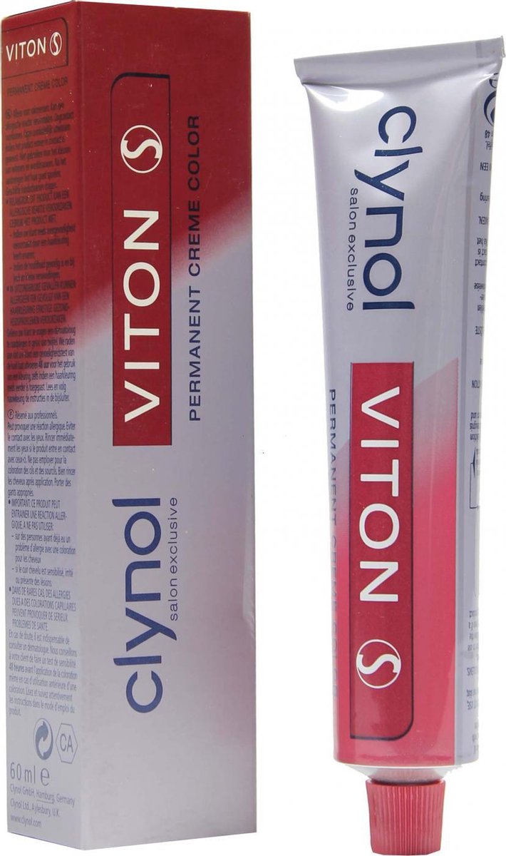 Clynol Viton S Permanent Creme Color - different Shades - Haarkleur - Bruin - Rood - 60ml - # 7.7+ Medium red Blonde Plus