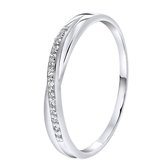 Lucardi Ringen - Zilveren ring met zirkonia