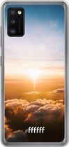 Samsung Galaxy A41 Hoesje Transparant TPU Case - Cloud Sunset #ffffff