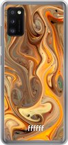 Samsung Galaxy A41 Hoesje Transparant TPU Case - Brownie Caramel #ffffff