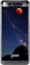 Samsung Galaxy A80 Hoesje Transparant TPU Case - Full Moon #ffffff