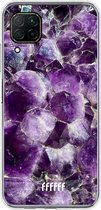 Huawei P40 Lite Hoesje Transparant TPU Case - Purple Geode #ffffff