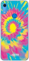 Huawei Y6s Hoesje Transparant TPU Case - Psychedelic Tie Dye #ffffff