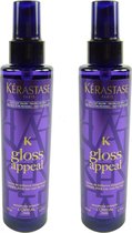 Kerastase Paris K gloss appeal Hair Shine Styling Spray Haarverzorging 2x150ml