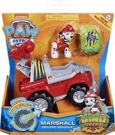 Paw Patrol Marshall deluxe voertuig dino rescue set met mysterie dino