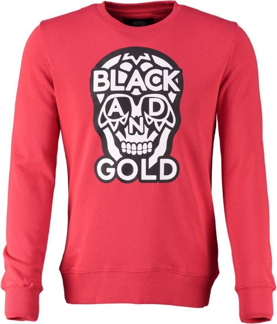 Clancy hardware hoofdonderwijzer Black and gold sweater biglogos - Maat XXL | bol.com