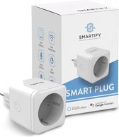 SMARTIFY® Smart Plug - Smart Plug - Google Home (Assistant Google ) - TIMER & ENERGY METER via application mobile - Amazon Alexa et IFTTT Compatible- Smart Home