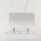 Badkamerspiegel Yara 120x60 cm - omlijsting aluminium