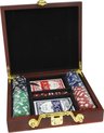 Afbeelding van het spelletje Pokerset ‘Luxe’ in houten koffer (Texas Holdem Poker)