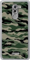 Honor 6X Hoesje Transparant TPU Case - Woodland Camouflage #ffffff