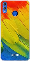 Honor 8X Hoesje Transparant TPU Case - Macaw Hues #ffffff