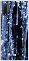 Samsung Galaxy Note 10 Plus Hoesje Transparant TPU Case - Icicles #ffffff