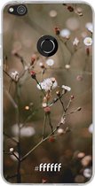 Huawei P8 Lite (2017) Hoesje Transparant TPU Case - Flower Buds #ffffff