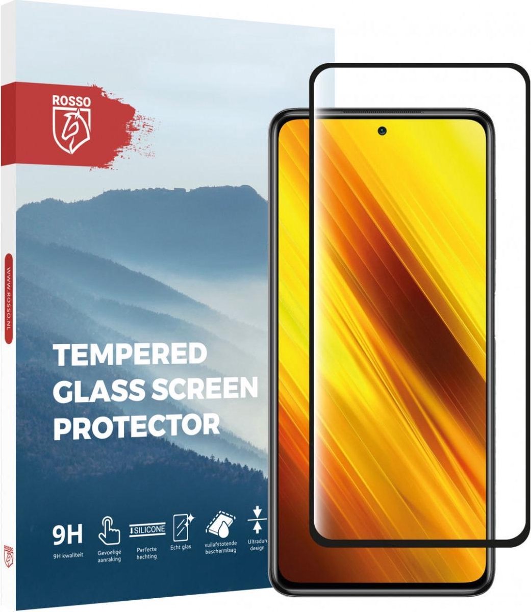 Rosso Xiaomi Poco X3 / X3 Pro Screenprotector 9H Tempered Glass