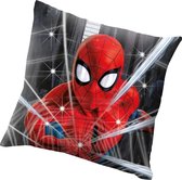 Spiderman Kussen met LED Lampjes 40 x 40 cm