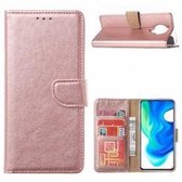 Xssive Hoesje voor Xiaomi Poco F2 Pro - Book Case - Rose Goud