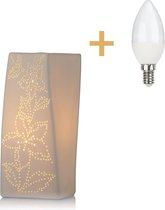 IluniQ ELLIPS – Tafellamp woonkamer - GRATIS LED Lichtbron 2 kleuren