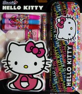 Sanrio Hello Kitty Schrijf Set / Doos + Inhoud (5 stuks)