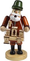 Rookmannetje als lantaarnverkoper | Houten kerstdecoratie / wierookhouder | 14 cm hoog