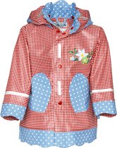 Playshoes Regenjas Kinderen Ruitjes & Stippen - Rood/Blauw - Maat 98