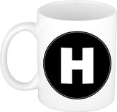 Mok / beker met de letter H voor het maken van een naam / woord - koffiebeker / koffiemok - namen beker