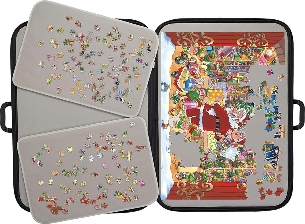 Verminderen innovatie Meerdere Jumbo Portapuzzle Deluxe 1000 Stukjes - 73x56 cm - Puzzelmap | bol.com