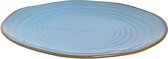 Palmer Bord Dublin 22.5 cm Blauw Stoneware 1 stuk(s)