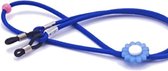 Brillenkoord- Midden Blauw- Kinderen-Charme Bijoux®