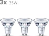Philips energiezuinige LED Spot - 35 W - GU10 - koelwit licht - 3 stuks - Bespaar op energiekosten