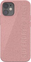 Superdry Snap Case Compostable Materials kunststof hoesje voor iPhone 12 mini - roze