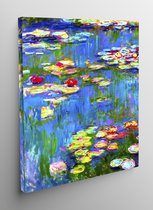 Canvas waterlelies bij Giverny - Claude Monet - 50x70cm