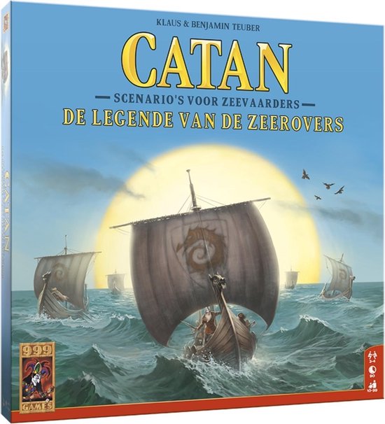 Thumbnail van een extra afbeelding van het spel Spellenbundel - Catan -3 stuks- Basisspel & Uitbreidingen Zeevaarders & De Legende van de Zeerovers