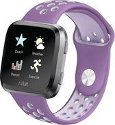 Shop4 - Fitbit Versa Lite Bandje - Siliconen Paars