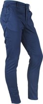 Deeluxe - Heren Stretch Chino -Lengte 32 -  Milano - Navy