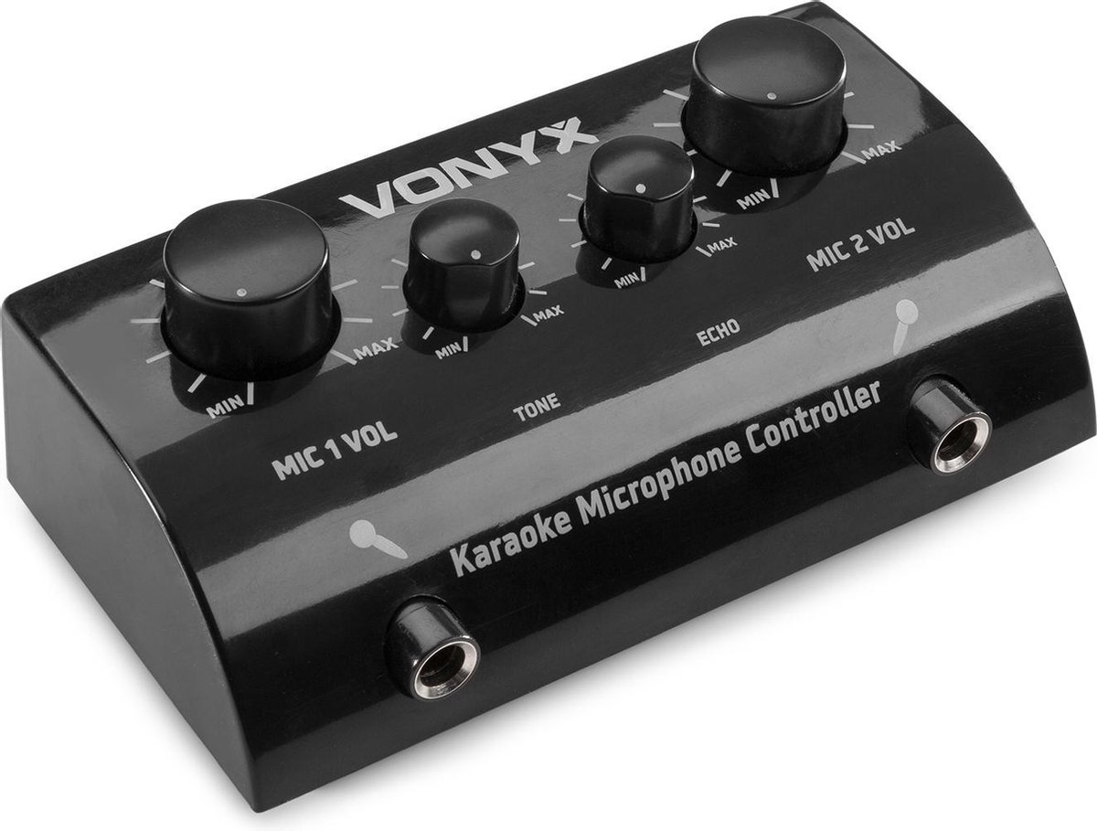 Vonyx AV510 ensemble karaoké pro avec microphones - Noir