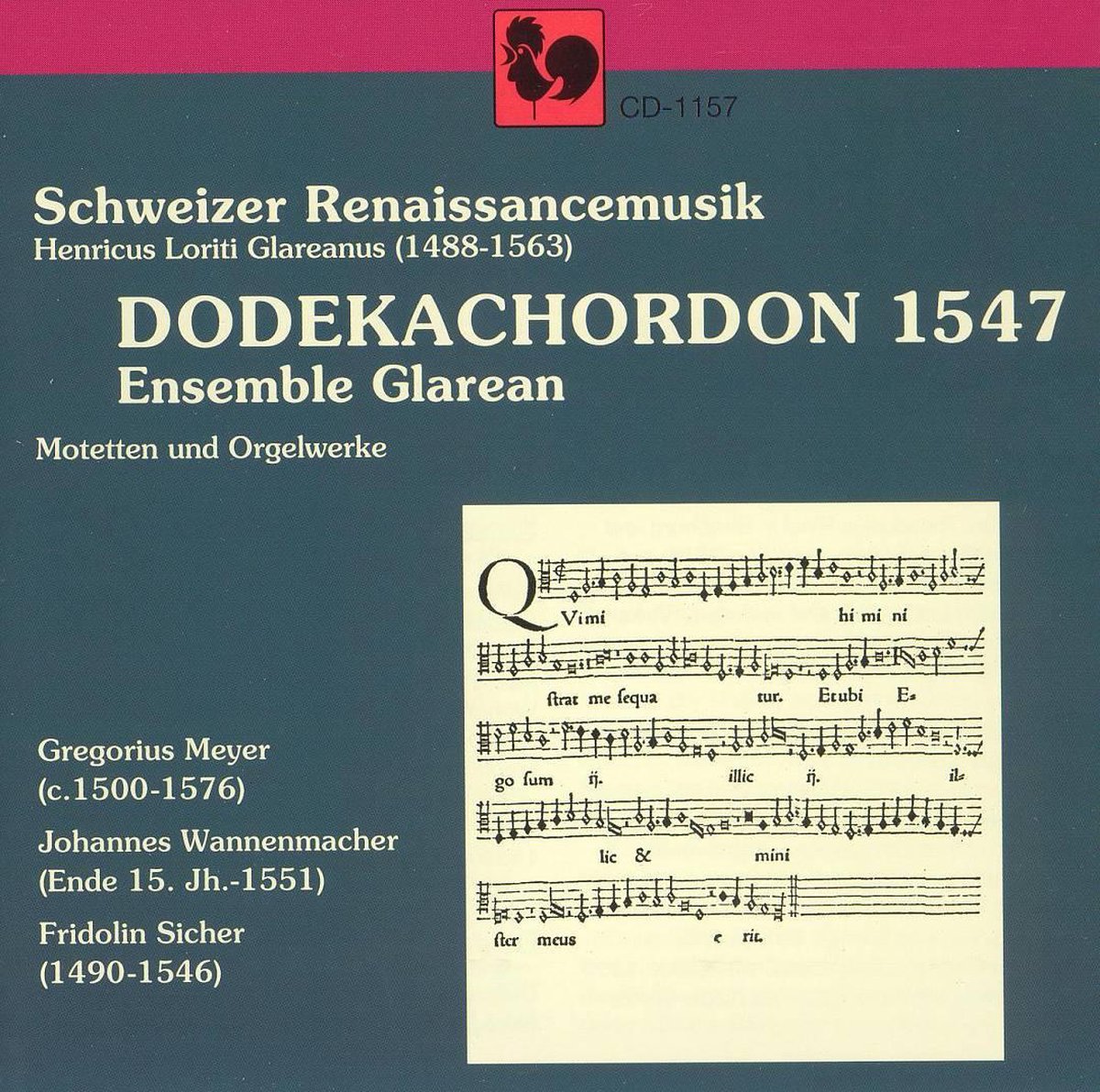 Schweizer Renaissancemusik: Dodekachordon 1547