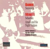 Barber: Souvenirs; Menotti: Sebastian; Amahl and the Night Visitors