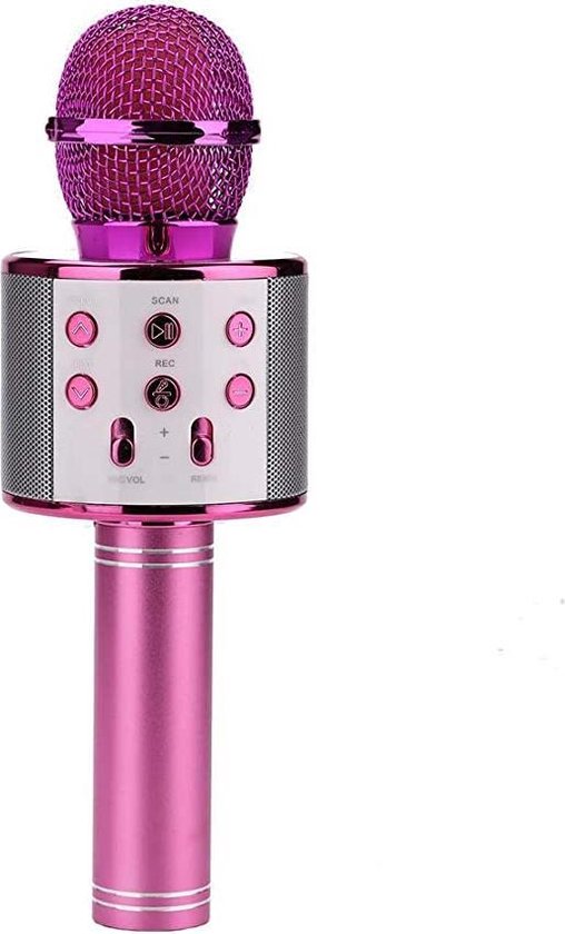 In tegenspraak Toevoeging Aan het water Karaoke Microfoon - Draadloos - Bluetooth Verbinding - Roze - Voor de  gezelligste feestjes | bol.com